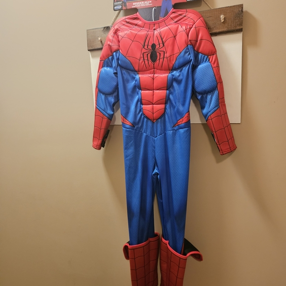 spiderman Superhero Costume for Kids size 7/8 - Picture 1 of 3